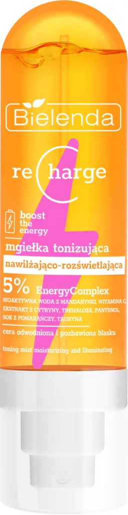 Bielenda Recharge, Mgiełka tonizująca nawilżająco-rozświetlająca