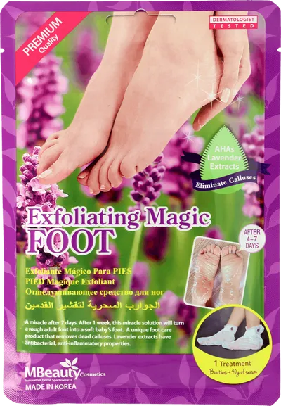 MBeauty Exfoliating Magic Foot AHA Lavender Extracts (Skarpetki złuszczające)