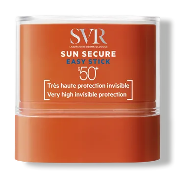 SVR Sun Secure, Easy Stick SPF50+ (Transparentny sztyft przeciwsłoneczny SPF50+)