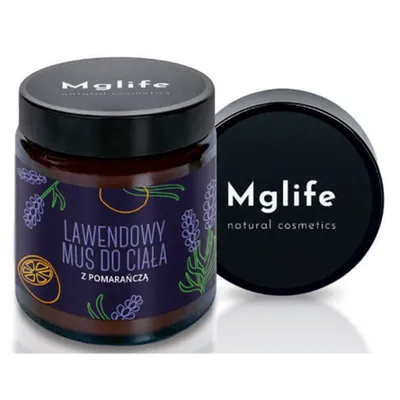 Mglife Lawendowy mus do ciała z pomarańczą