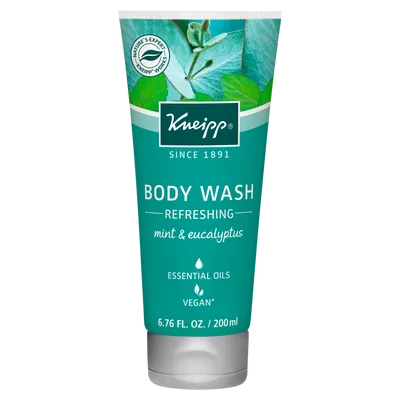 Kneipp Mint & Eucalyptus Sinus Relief Herbal Body Wash (Żel pod prysznic z miętą i eukaliptusem)