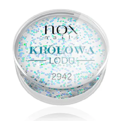 NOX Nails Brokat do paznokci `Królowa Lodu`