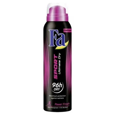 Fa Sport Ultimate Dry, Power Fresh Anti -Perspirant Deodorant Spray (Antyperspirant w sprayu)