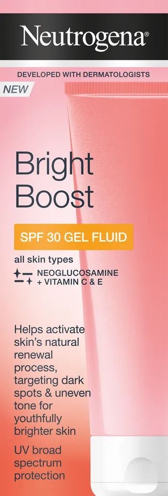 Neutrogena Bright Boost, SPF30 Gel Fluid (Ochronny żel SPF30)