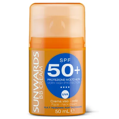 Synchroline Sunwards BB Cream, Face - Neck Cream SPF 50+ (Krem koloryzujący do twarzy z wysokim filtrem SPF 50+)