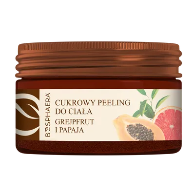 Bosphaera Cukrowy peeling do ciała `Grejpfrut i papaja`