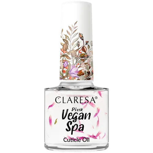 Claresa Pink Vegan Spa, Cuticle Oil (Oliwka do skórek)