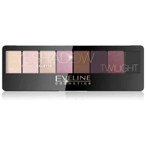 Eveline Cosmetics Professional Eyeshadow Palette 02 Twilight (Paletka 8 cieni do powiek)