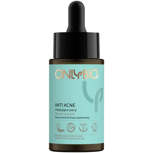 OnlyBio Anti Acne, Zwężające pory serum nocne