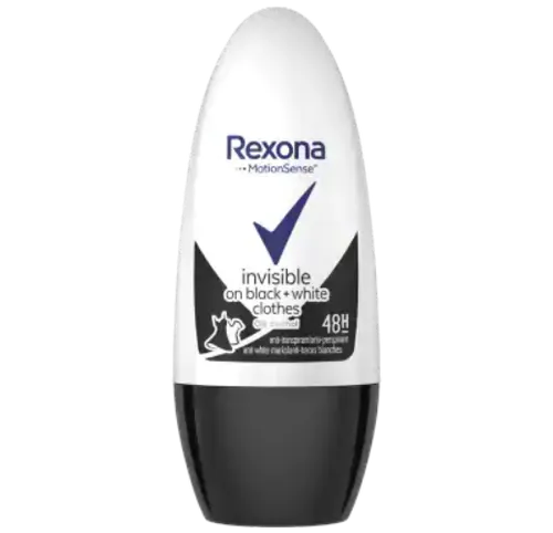 Rexona Motionsense, Invisible on Black + White Clothes, Anti-perspirant 48h Roll-on (Dezodorant w kulce) - 2