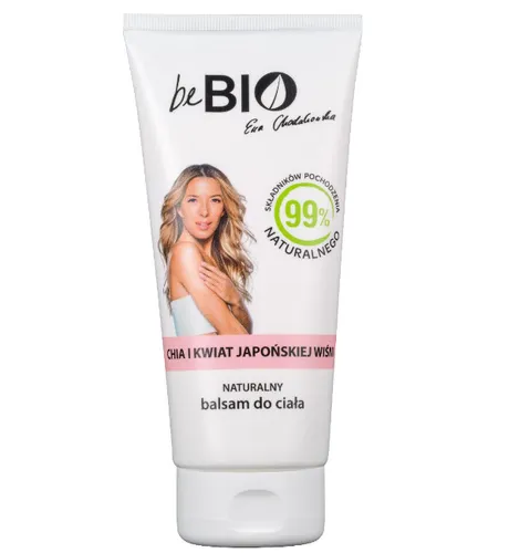 beBIO Naturalny balsam do ciała `Chia i kwiat japońskiej wiśni`