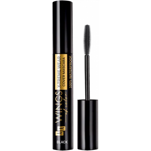 AA Wings of Color X-Treme Wear Cover Mascara 100% Waterproof (Wodoodporny tusz do rzęs pogrubiający)