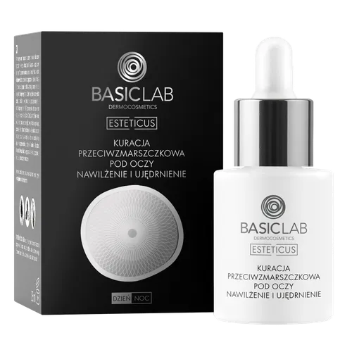 BasicLab Dermocosmetics Esteticus, Kuracja przeciwzmarszczkowa pod oczy `Nawilżenie i ujędrnienie`(stara wersja) - 1