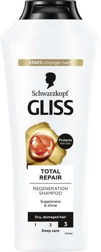 Schwarzkopf Gliss Total Repair, Shampoo (Szampon do włosów suchych i zniszczonych (nowa wersja)) - 1