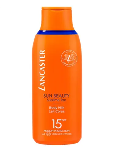 Lancaster Sun Beauty, Body Milk Lait Corps SPF15 Medium Protection (Mleczko do opalania ciała z filtrem SPF15 średnia ochrona)