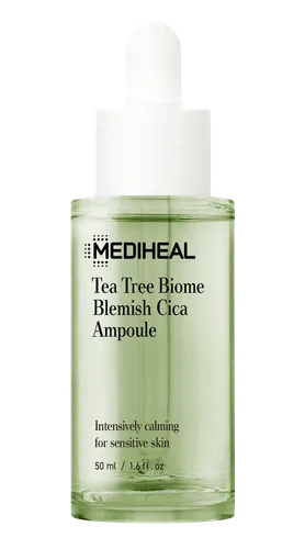 Mediheal Tea Tree Biome Blemish Cica Ampoule (Ampułka-serum łagodząca do skóry wrażliwej)