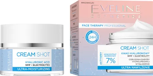 Eveline Cosmetics Face Therapy Professional, Cream Shot, Ultra nawilżenie,  Krem do twarzy