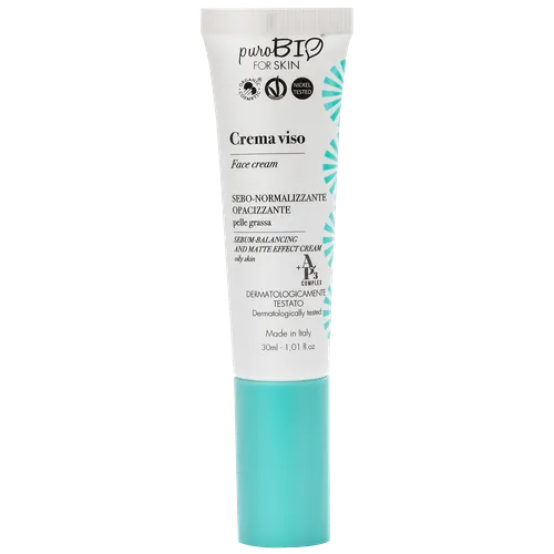 puroBIO cosmetics Sebum-balancing and Matte Effect Cream (Krem do twarzy matujący)