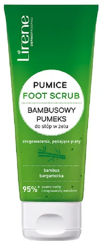 Lirene Dermoprogram Bambusowy pumeks do stóp w żelu