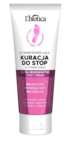 L'biotica Ultraregenerująca kuracja do stóp w formie kremu