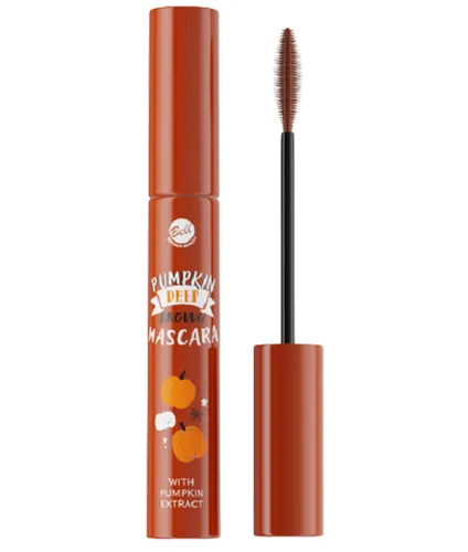 Bell Pumpkin Deep Brown Mascara (Brązowa mascara pogrubiająca i wydłużająca rzęsy z ekstraktem z dyni)