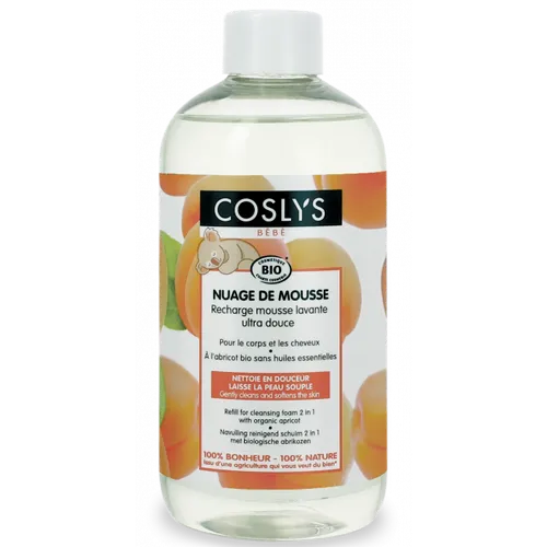 Coslys Bebe, Mousse Lavante a L`Abricot Bio (Pianka bio do mycia dla dzieci) - 2