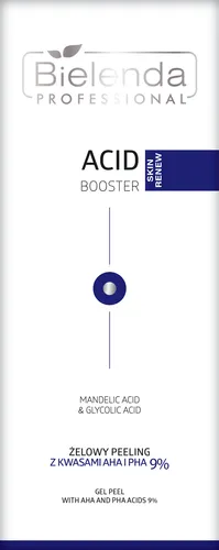 Bielenda Professional Acid Booster, Żelowy peeling z kwasami AHA i PHA 9% - 2
