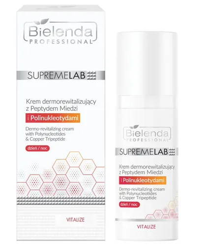 Bielenda Professional Vitalize, Krem dermorewitalizujący z peptydem miedzi i polinukleotydami