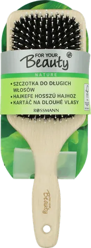 For Your Beauty Nature, Drewniana szczotka do włosów długich