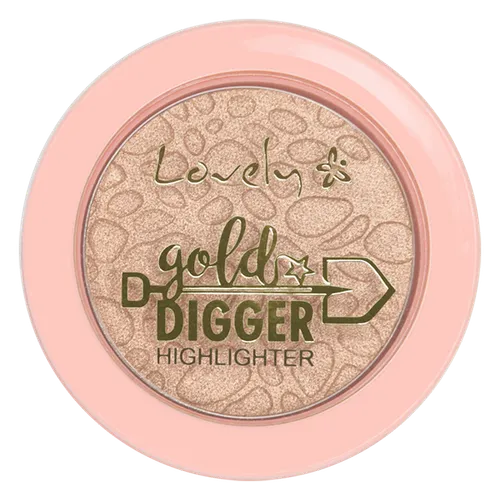 Lovely Gold Digger Highlighter (Złoty rozświetlacz do twarzy)