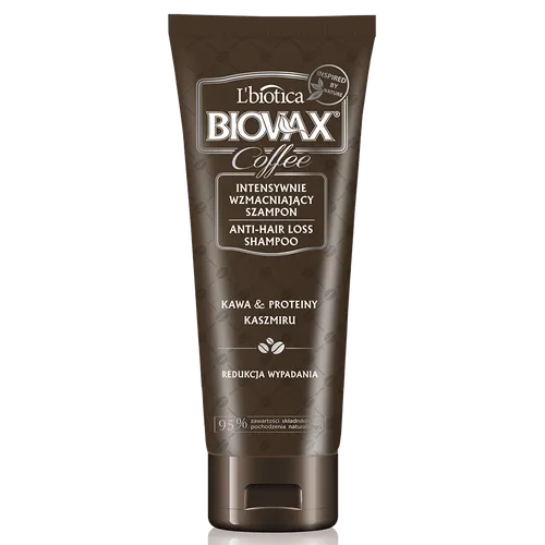 L'biotica Biovax Coffee, Intensywnie wzmacniający szampon do włosów