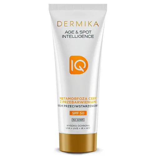 Dermika Age & Spot Intelligence, Krem przeciwstarzeniowy na dzień SPF 50
