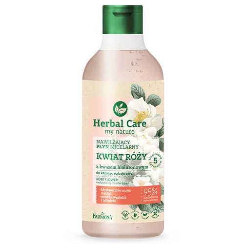 Herbal Care Nawilżający płyn micelarny `Kwiat róży` - 1