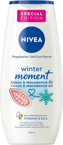 Nivea Winter Moment, Cocoa & Macadamia Oil, Soft Shower Gel (Żel pod prysznic)
