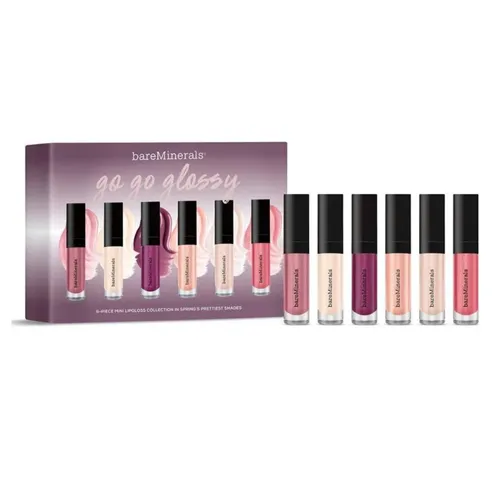 bareMinerals Go Go Glossy Lip Kit (Zestaw 6 błyszczyków do ust)
