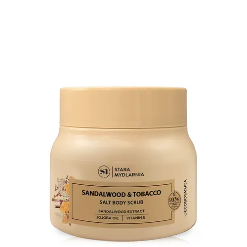 Stara Mydlarnia Sandalwood & Tobacco, Salt Body Scrub (Peeling solny do ciała) - 1