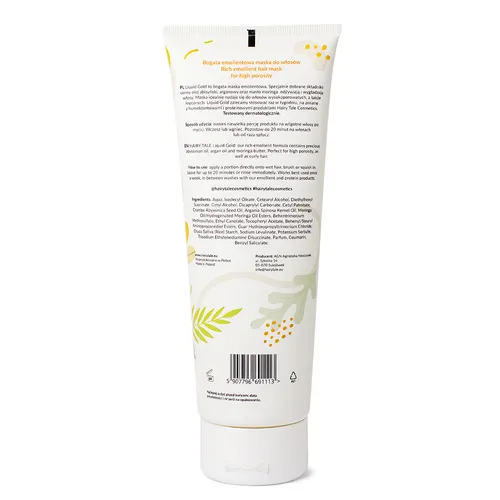 Hairy Tale Cosmetics Liquid Gold Rich Emolient Hair Mask for High Porosity (Bogata emolientowa maska dla włosów o wysokiej porowatości) - 2