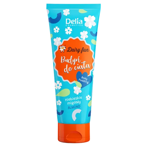Delia Dairy Fun, Budyń do ciała `Niebieskie migdały`