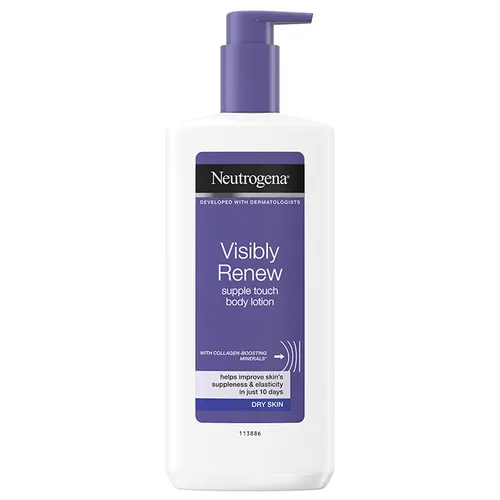 Neutrogena Formuła Norweska, Visibly Renew Elasticity Boost Body Lotion (Emulsja do ciała z minerałami zwiększającymi produkcję kolagenu)