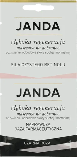 Janda Siła Czystego Retinolu, Maseczka na dobranoc `Głęboka regeneracja` - 1