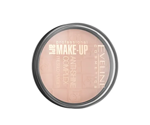 Eveline Cosmetics Art Professional Make - up, Anti - Shine Complex Pressed Powder (Matujący puder mineralny z jedwabiem) - 2