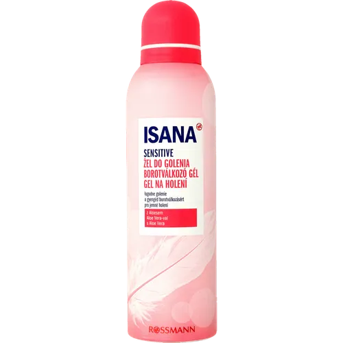 Isana Sensitive, Żel do golenia z aloesem do skóry wrażliwej (nowa wersja) - 2