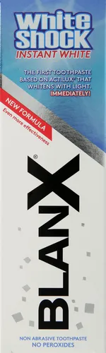 Coswell BlanX, White Shock Instant White, Nonabrasive Toothpaste (Nieabrazyjna pasta do zębów)
