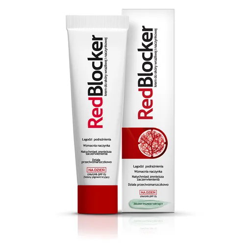 RedBlocker Krem do skóry naczynkowej na dzień SPF 15 - 1