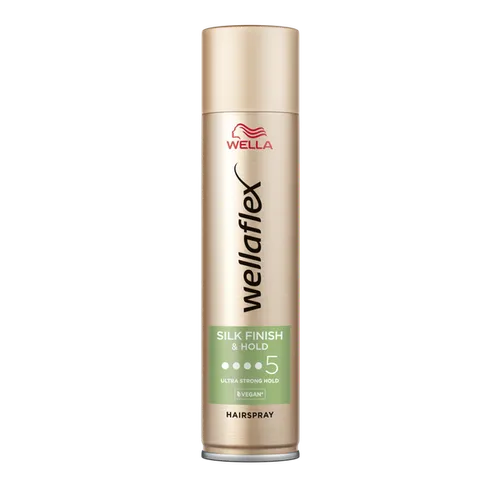 Wella Wellaflex, Silk Finish & Hold, Hairspray (Lakier do włosów)
