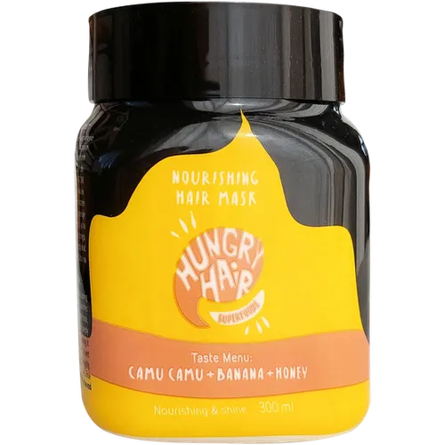Hungry Hair Superfoods, Nourishing Hair Mask Camu Camu + Banana + Honey (Nawilżająca maska do włosów)