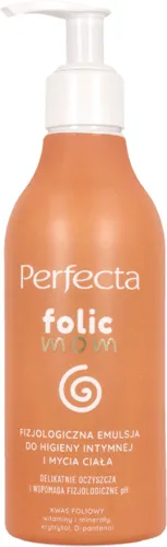 Perfecta Folic Mom, Fizjologiczna emulsja do higieny intymnej i mycia ciała
