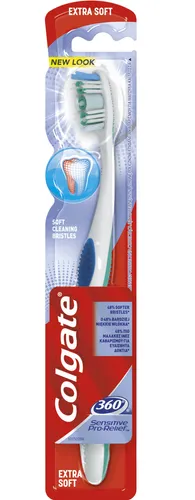 Colgate 360° Sensitive PRO-Relief, Szczoteczka do zębów Extra Soft