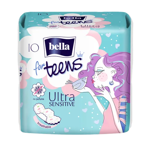 Bella For Teens Ultra Sensitive, Ultracienkie podpaski higieniczne - 1