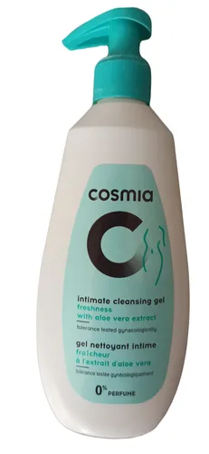 Cosmia Freshness, Intimate Cleansing Gel with Aloe Vera Extract (Odświeżający żel myjący do higieny intymnej z ekstraktem z aloesu)
